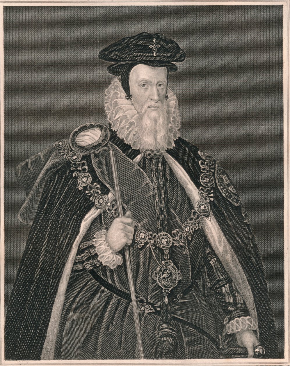 William Cecil, Lord Burghley, frühes bis mittleres 19. Jahrhundert von Henry Thomas Ryall
