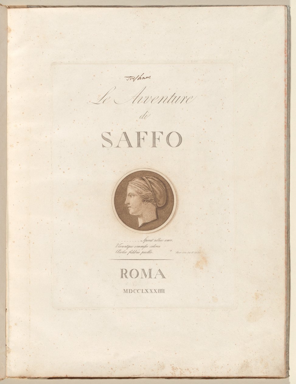 Le Avventure di Saffo von Henry Tresham