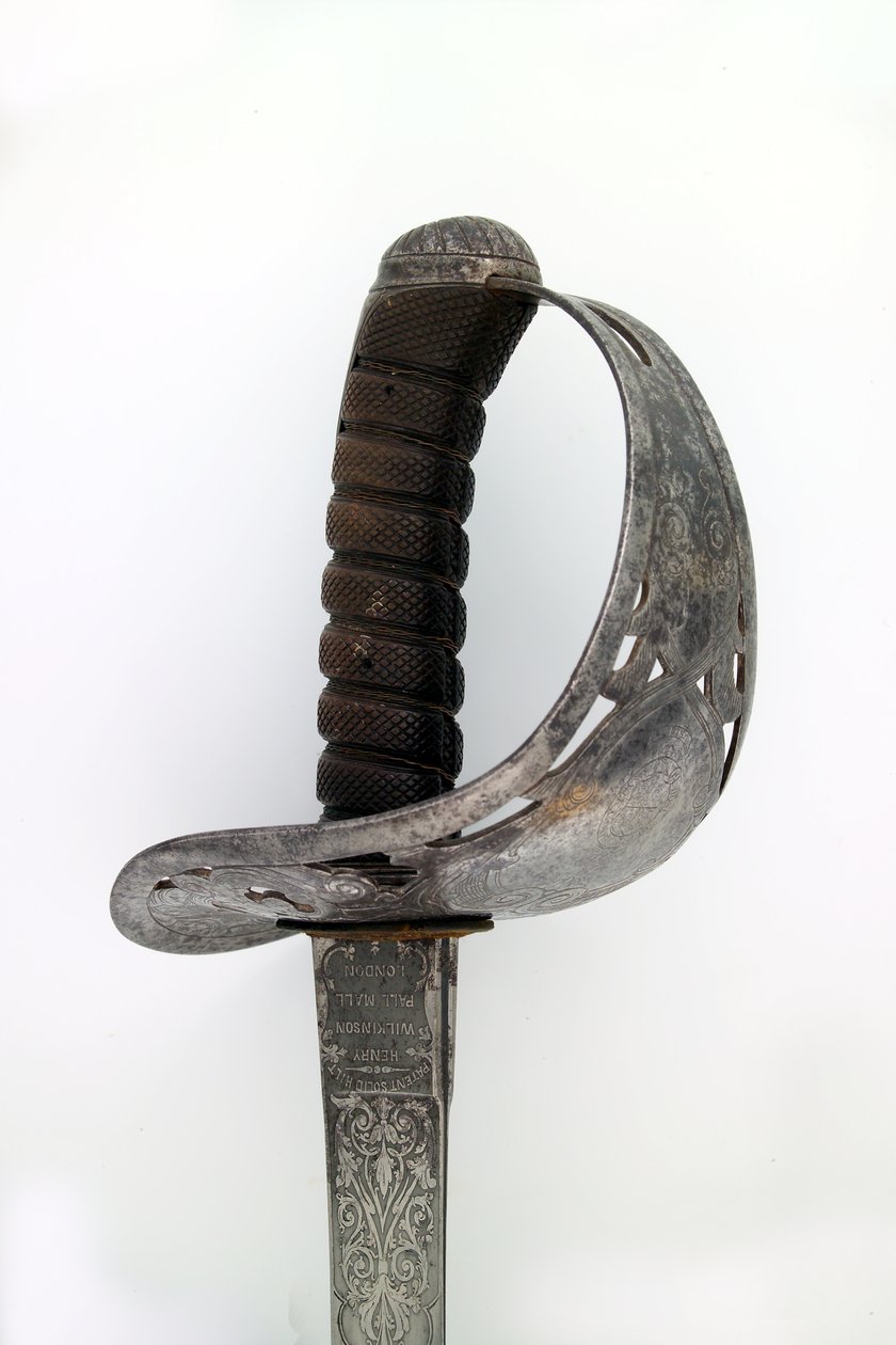 Artillerieoffiziersschwert von Captain Tyrwhitt Pulman, Bengal Artillery, 1859 von Henry Wilkinson