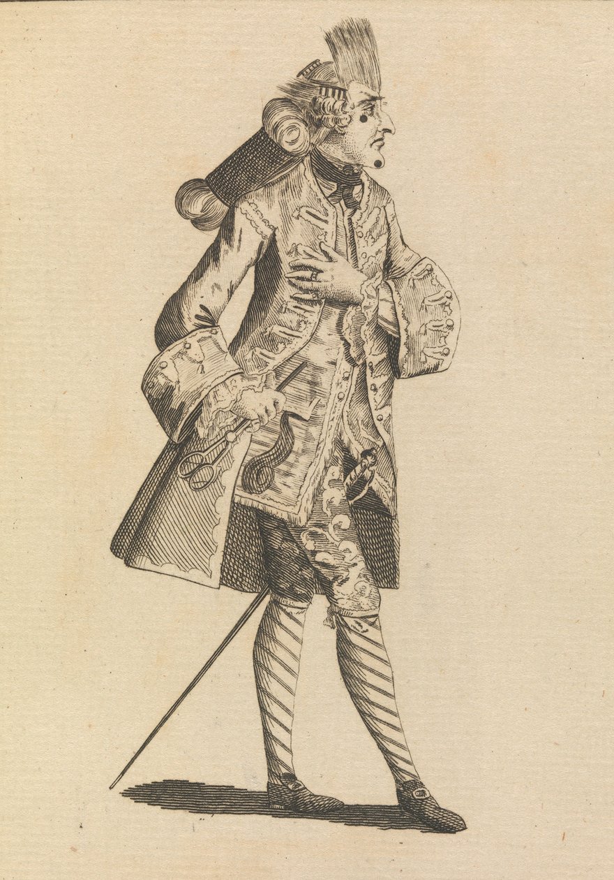 Monsieur Le Frizeur von Henry William Bunbury.