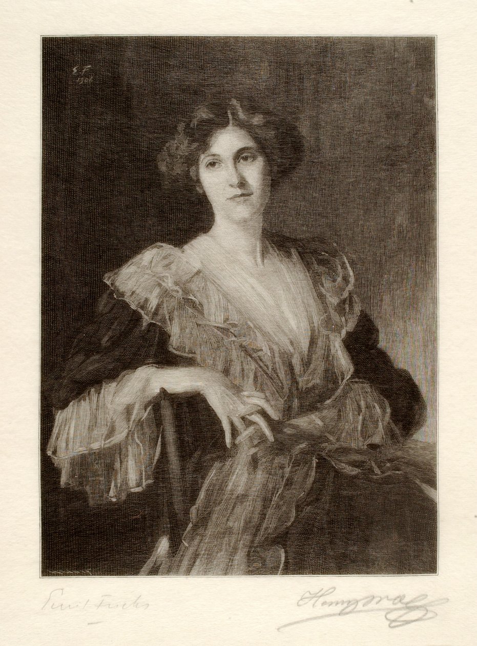 Die Schwester des Künstlers von Henry Wolf