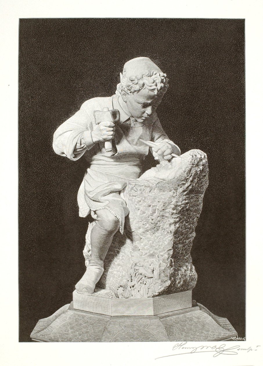 Junger Michelangelo von Henry Wolf