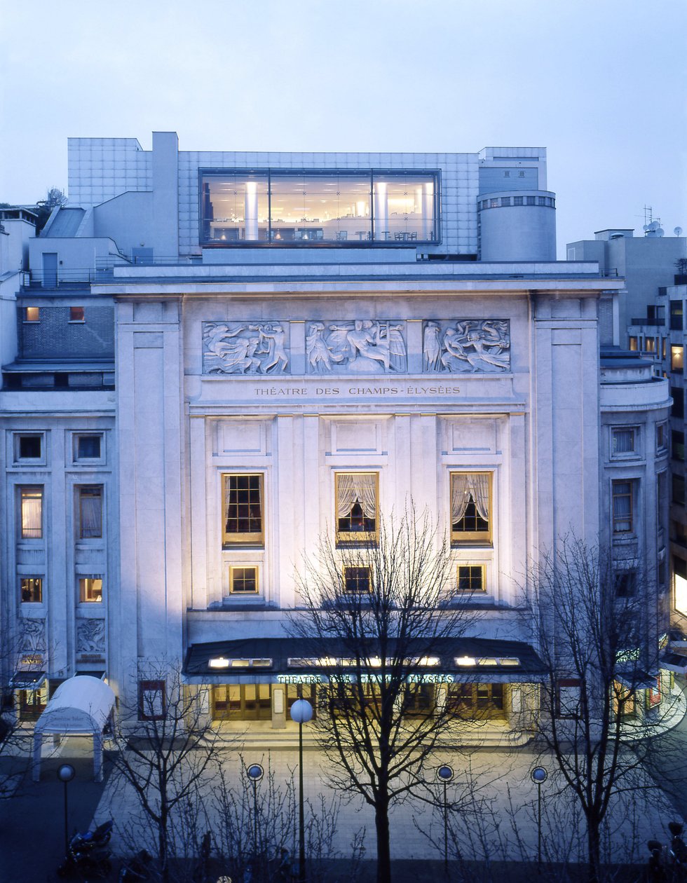 Théâtre des Champs-Élysées von Henry van de Perret Auguste (1874 1954) & Perret Gustave (1876 1952) Velde