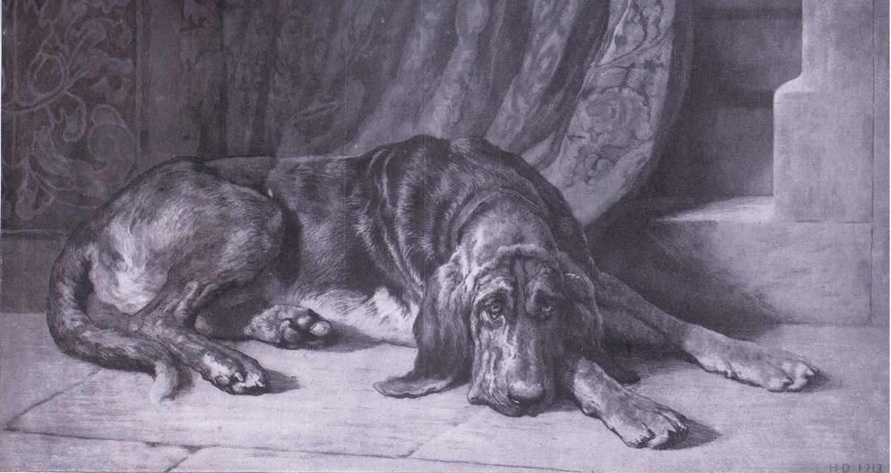 Der Wächter, Bibbys Annual, 1916-17 von Herbert Thomas Dicksee