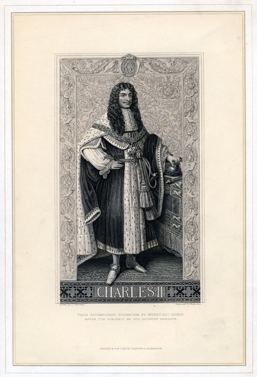 Karl II., König von England, Schottland und Irland von Herbert Bourne