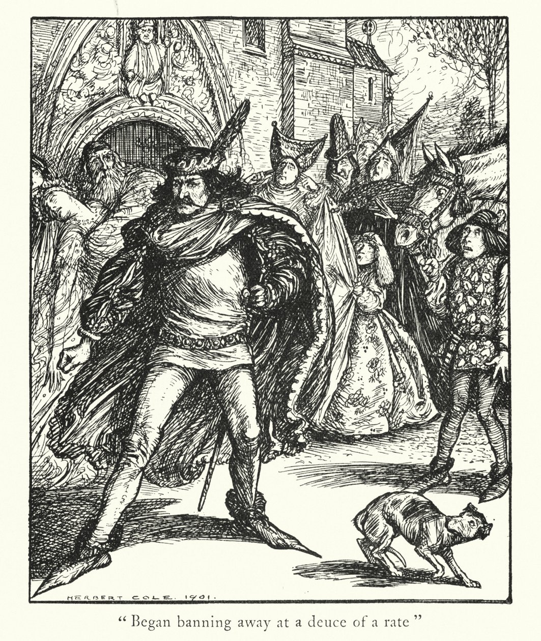 Ingoldsby Legenden: Die Warnung des Gotteslästerers von Herbert Cole