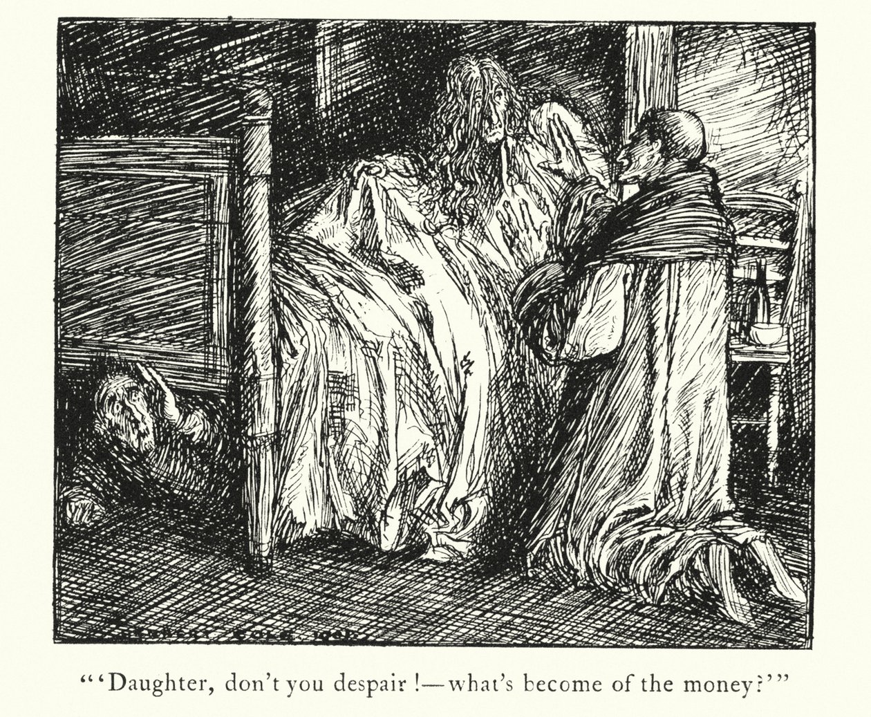 Ingoldsby-Legenden: Die alte Frau in Grau gekleidet von Herbert Cole