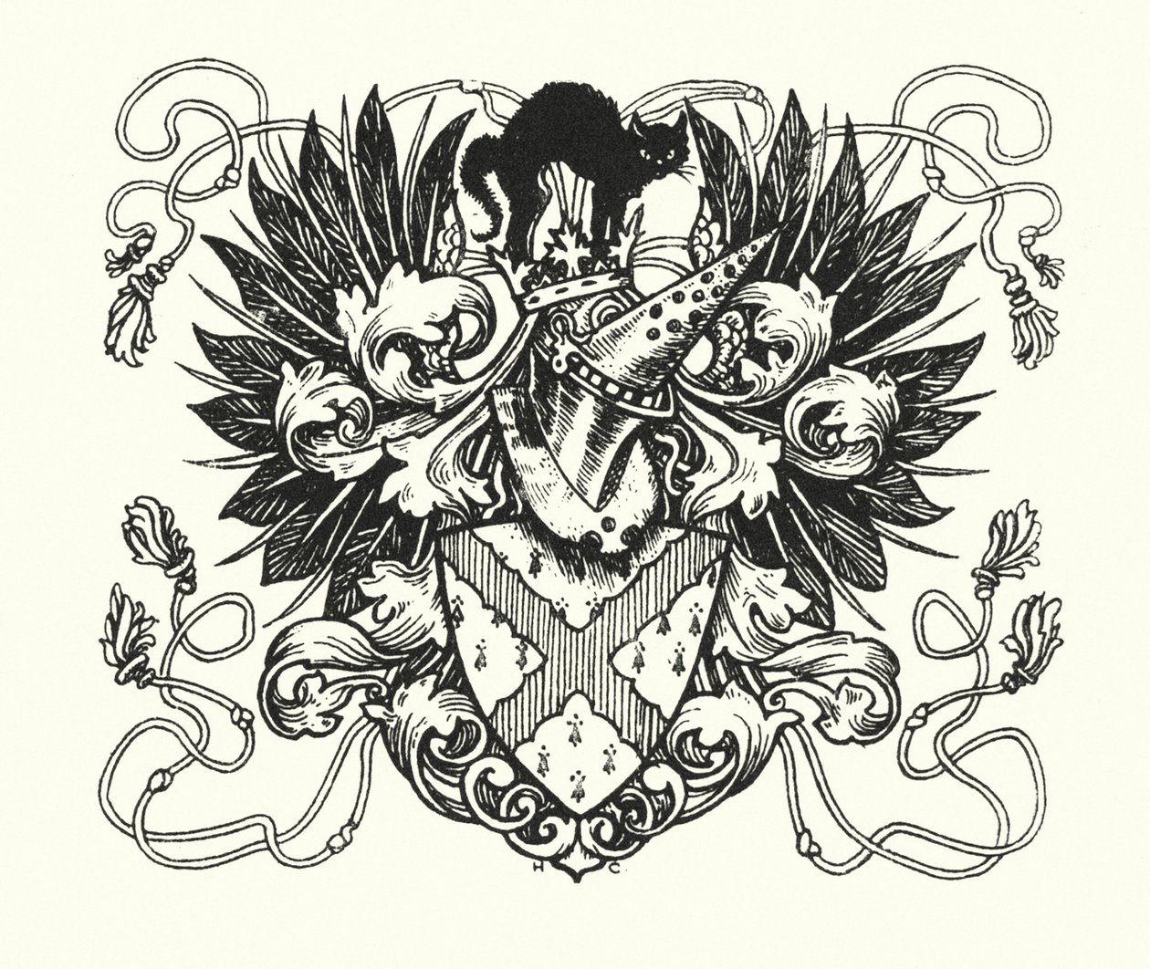 Ingoldsby Legenden: Titelbild-Illustration von Herbert Cole