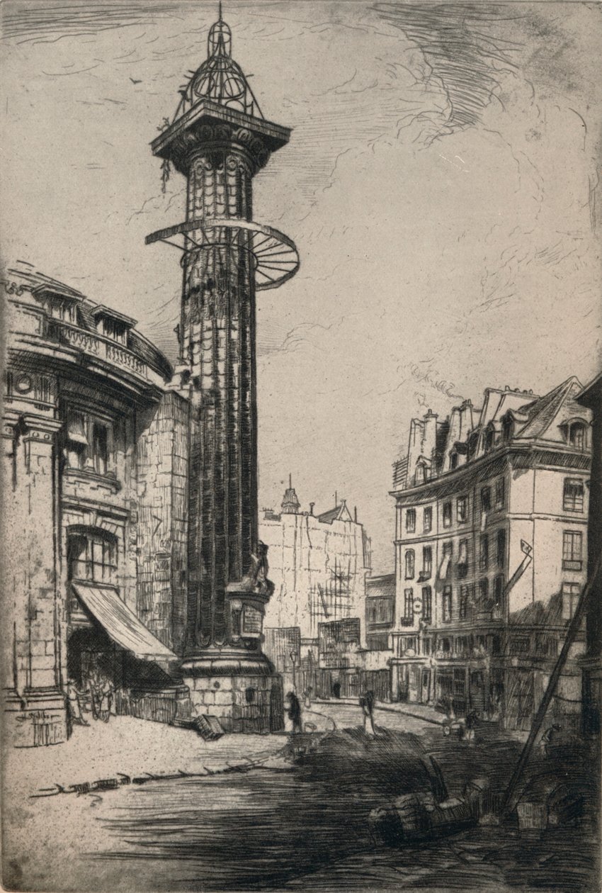 Die astrologische Säule von Katharina von Medici, 1915 von Herbert Hillier
