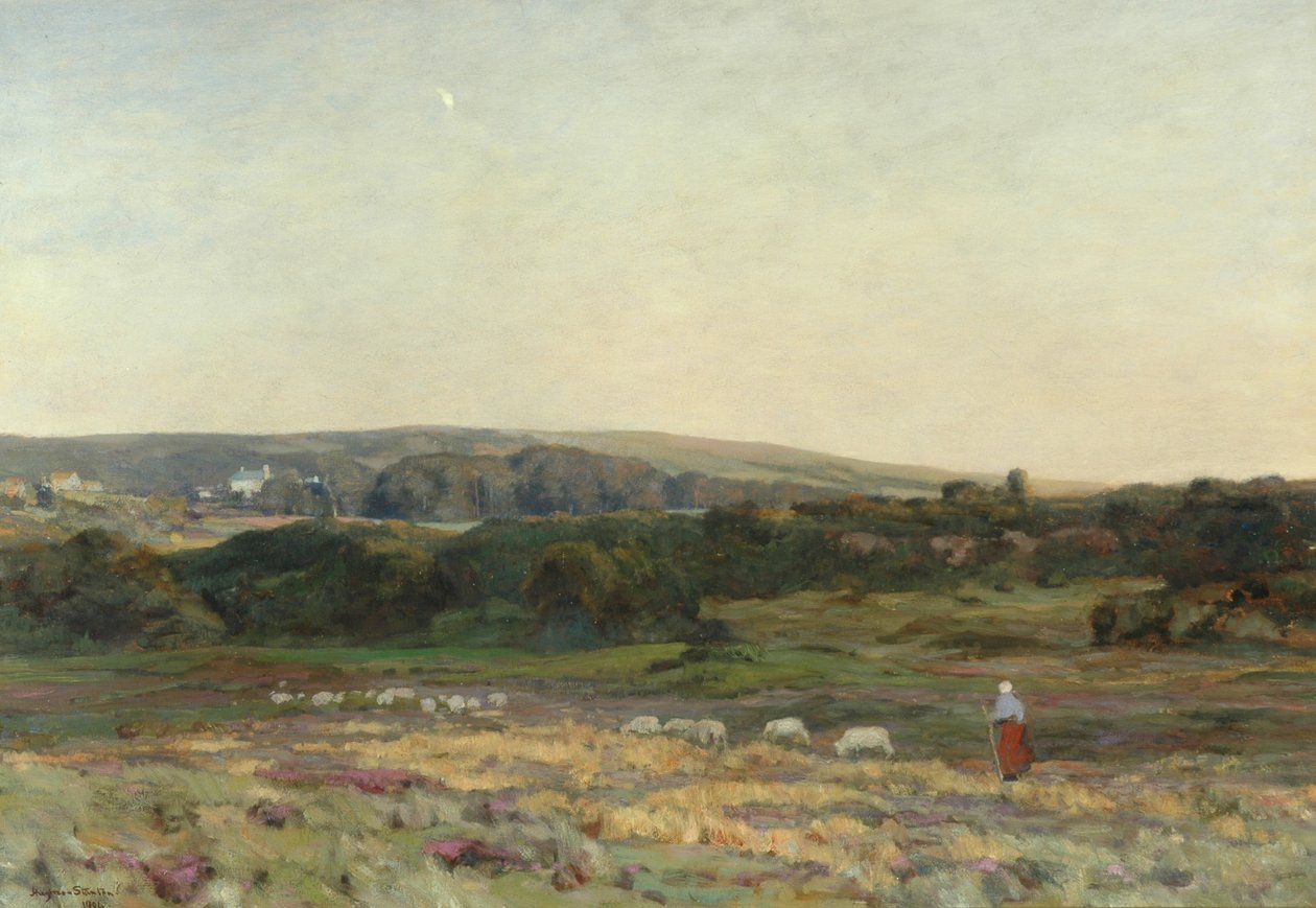 Abenddämmerung, Studland, Dorset, 1904 von Herbert Hughes Stanton
