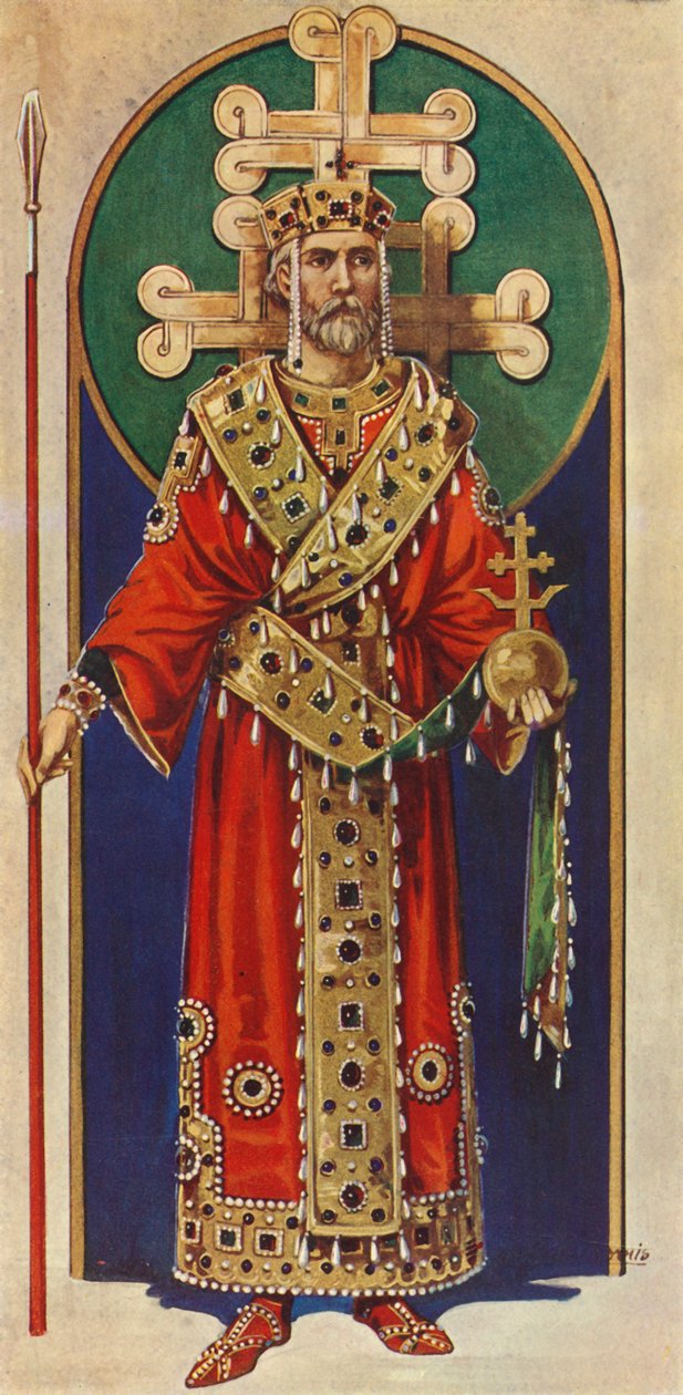Ein byzantinischer Kaiser des zehnten, elften und zwölften Jahrhunderts, n. Chr., 1924 von Herbert Norris