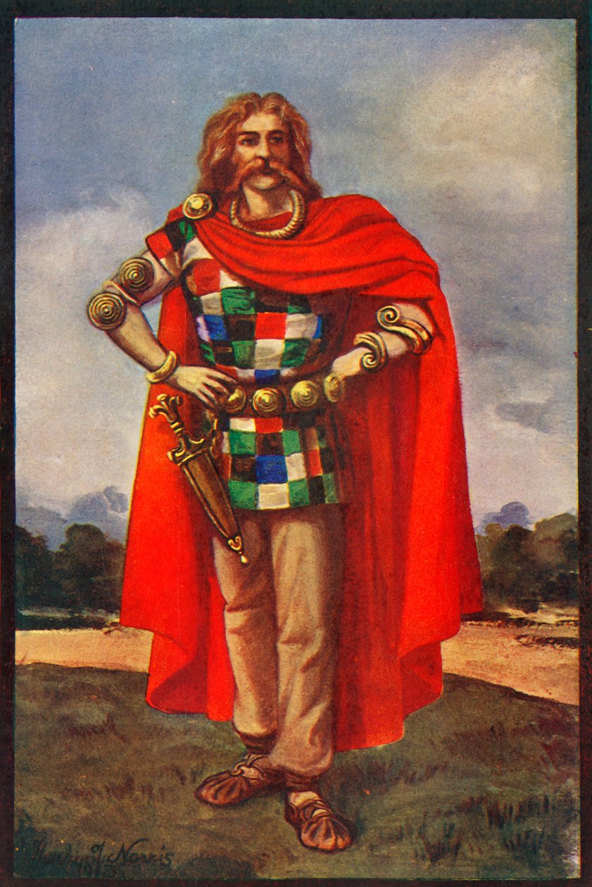 Ein keltischer Häuptling in Zivilkleidung, 1924 von Herbert Norris