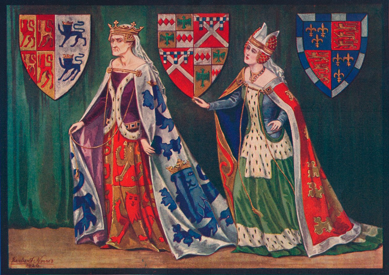Margarete, Prinzessin von Wales, 1410. Joice, Lady Tiptoft, 1460, 1926 von Herbert Norris