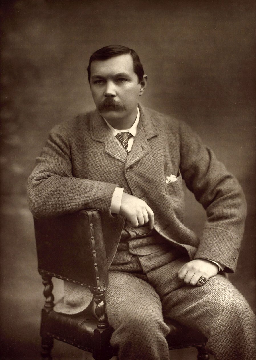 Porträt von Sir Arthur Conan Doyle 1859-1930, 1893 von Herbert Rose Barraud
