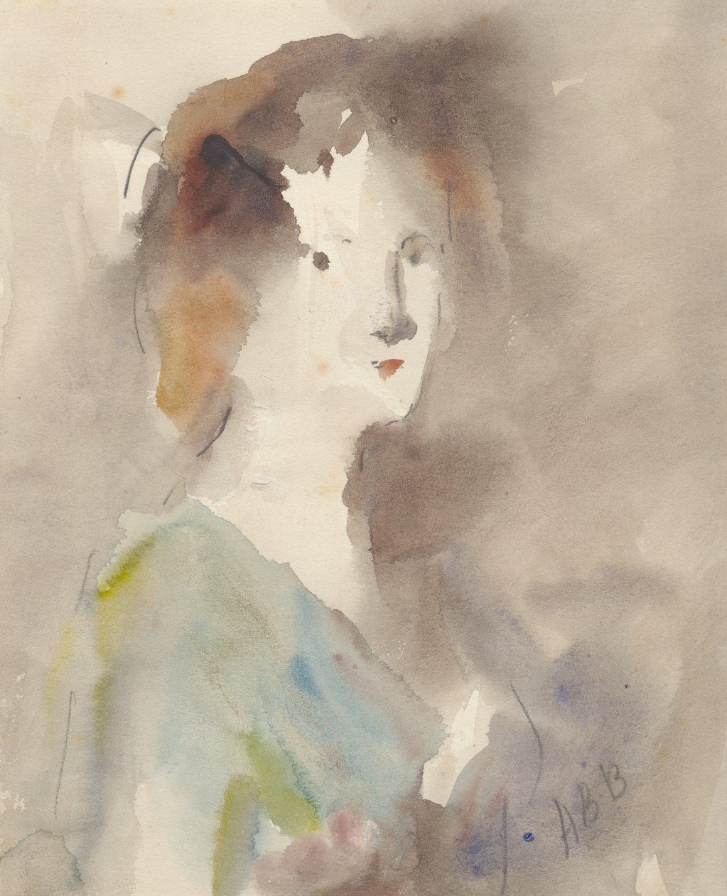 Porträt einer Frau von Hercules Brabazon Brabazon