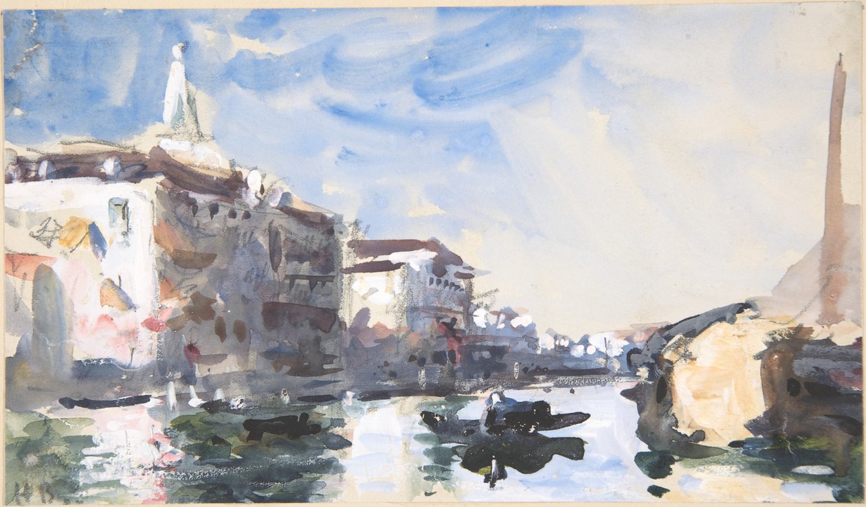 Szene am Canal Grande, Venedig von Hercules Brabazon Brabazon
