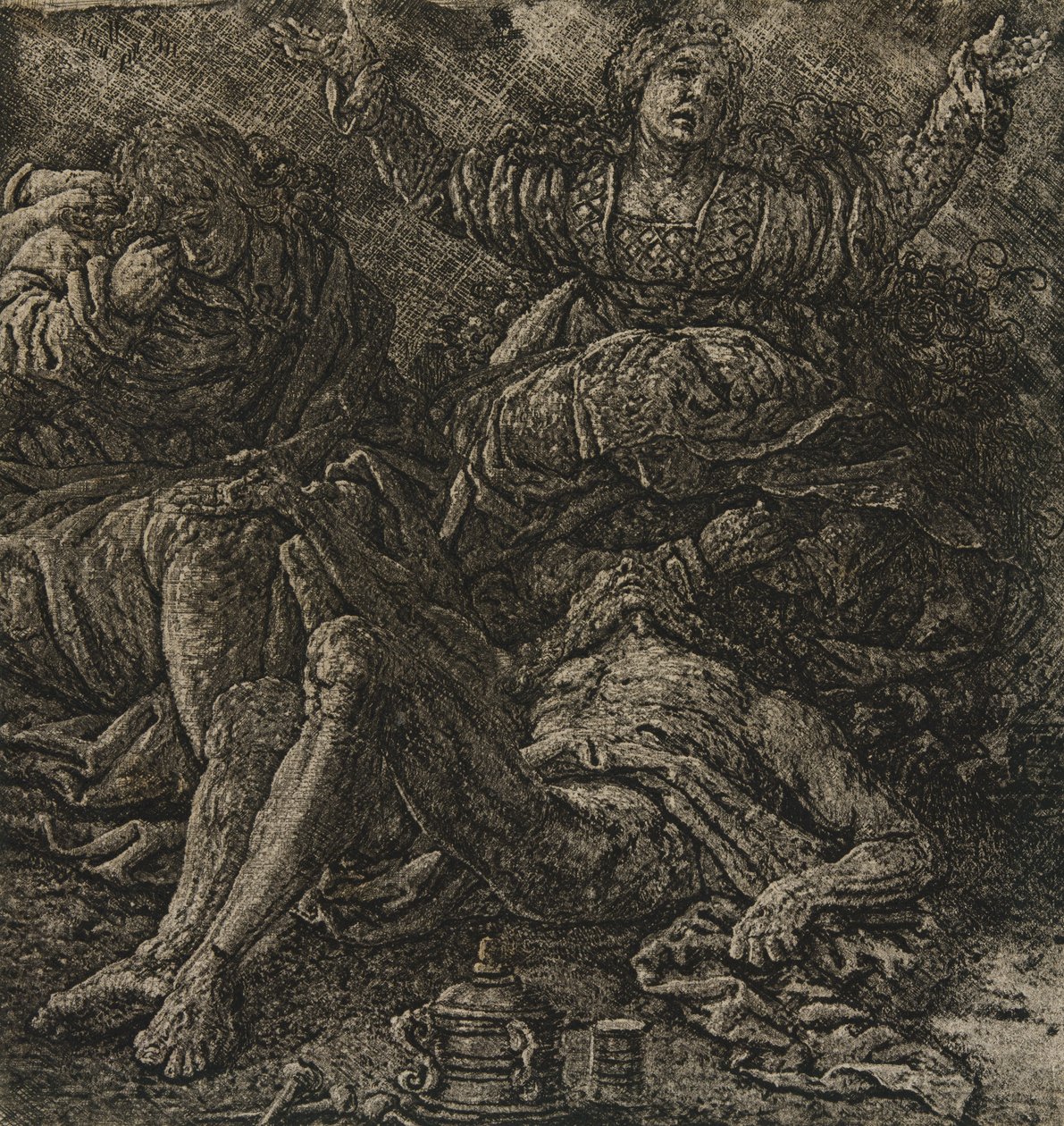 Die Beweinung von Hercules Seghers
