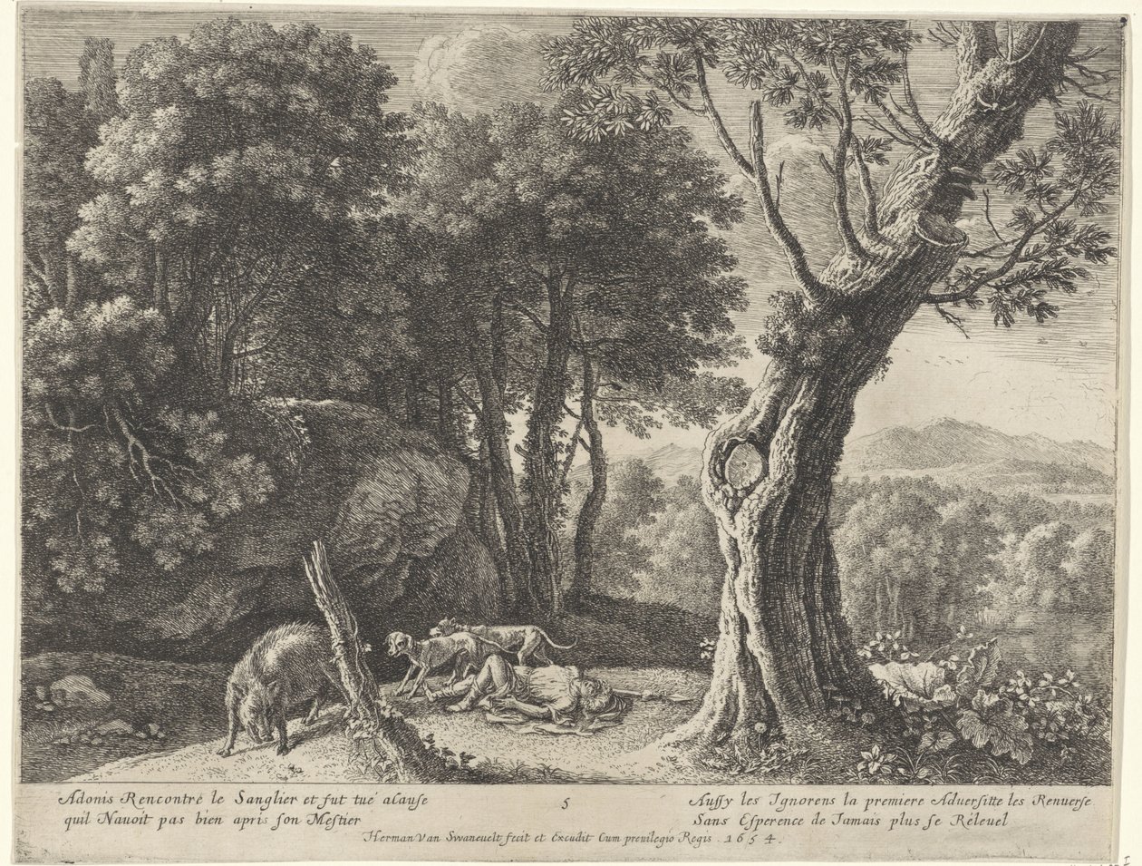 Tod von Adonis von Herman van Swanevelt