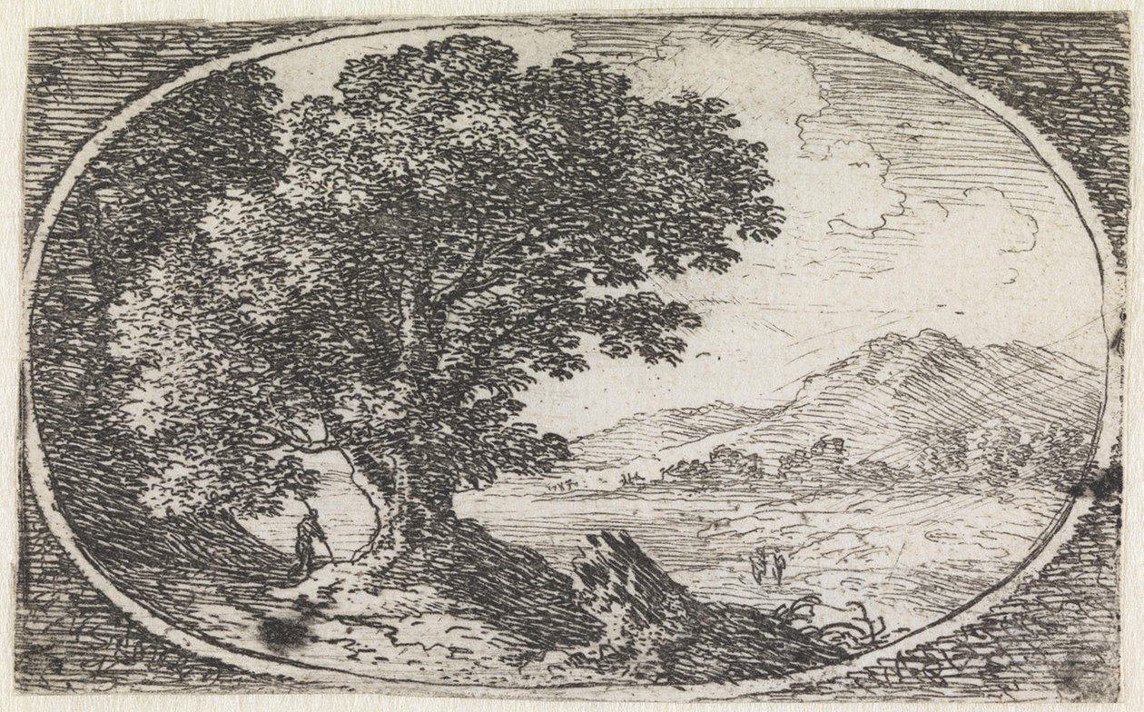 Landschaft (Nr. 13 aus der Serie: variae campestrum fantasiae) von Herman van Swanevelt