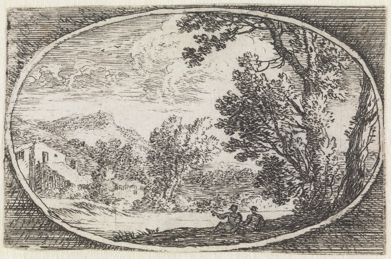 Landschaft (Nr. 21 aus der Serie: variae campestrum fantasiae) von Herman van Swanevelt