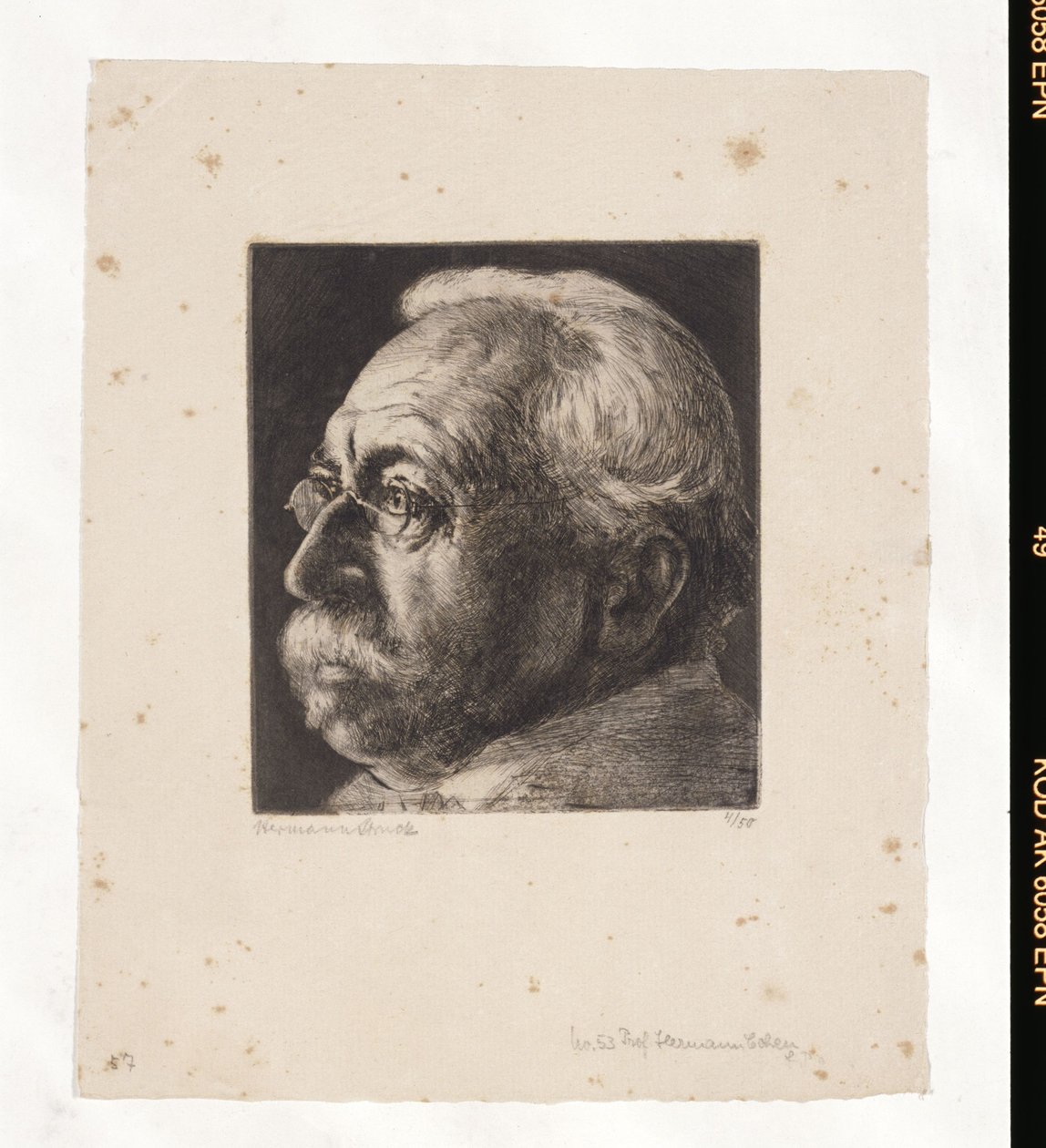 Porträt Hermann Cohen (1842-1918) von Hermann Struck
