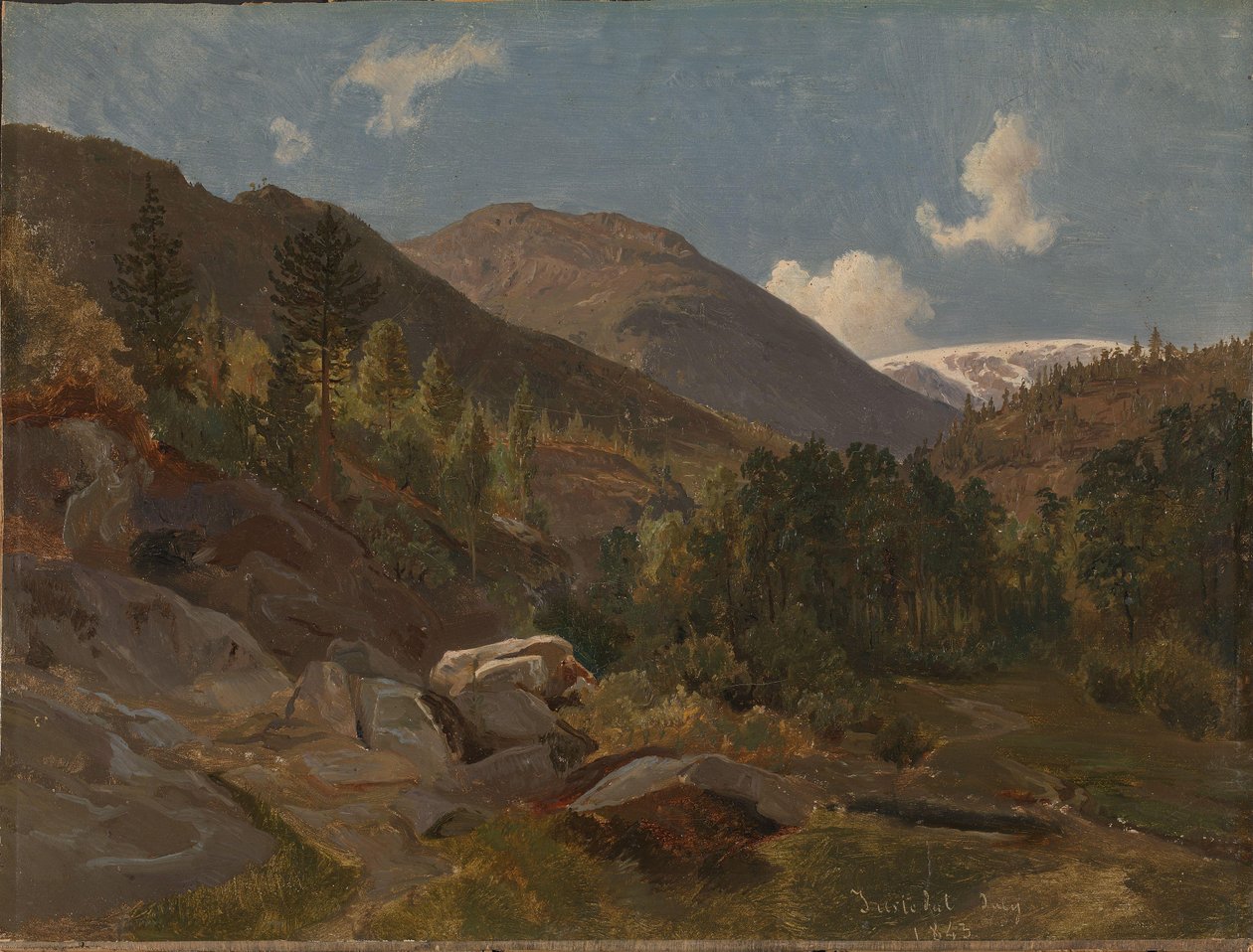 Norwegische Landschaft von Hermann Kauffmann the Elder
