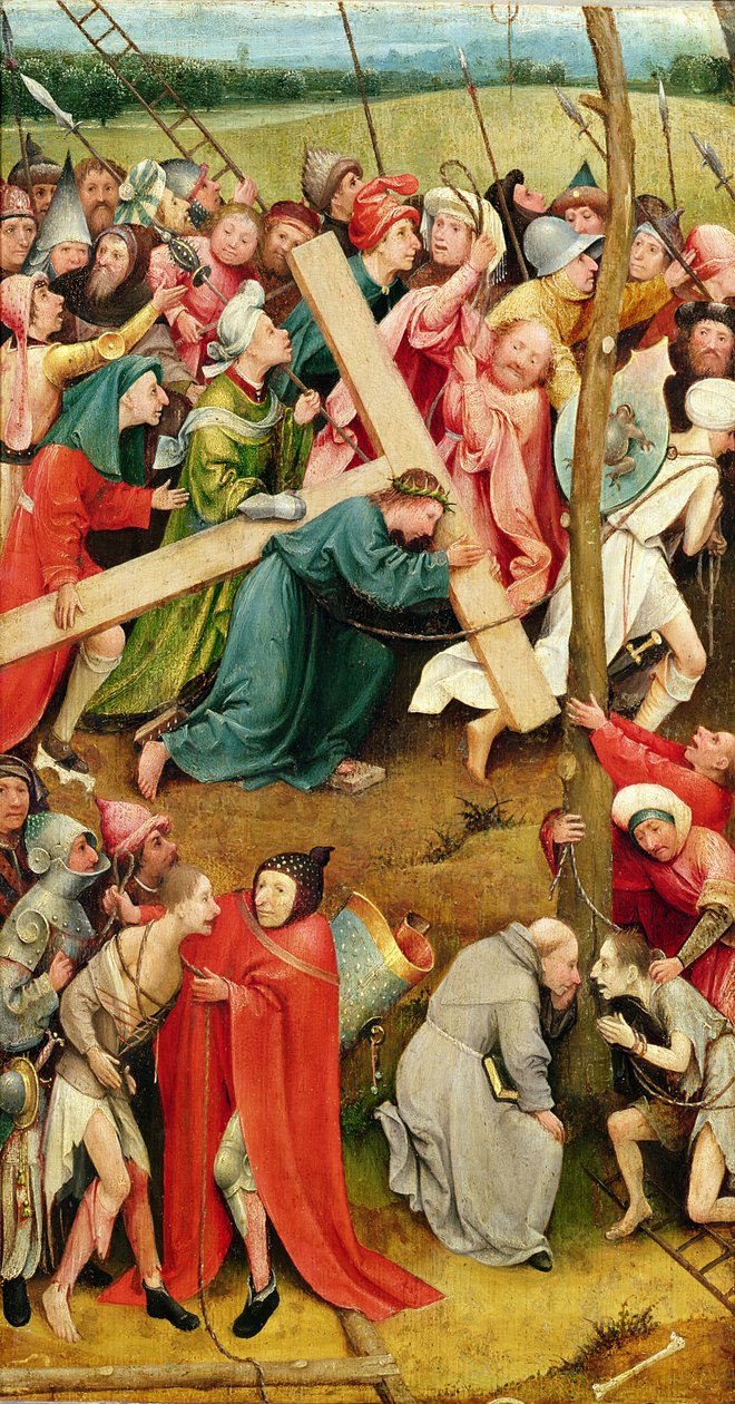 Christus trägt das Kreuz, 1485-90 von Hieronymus Bosch