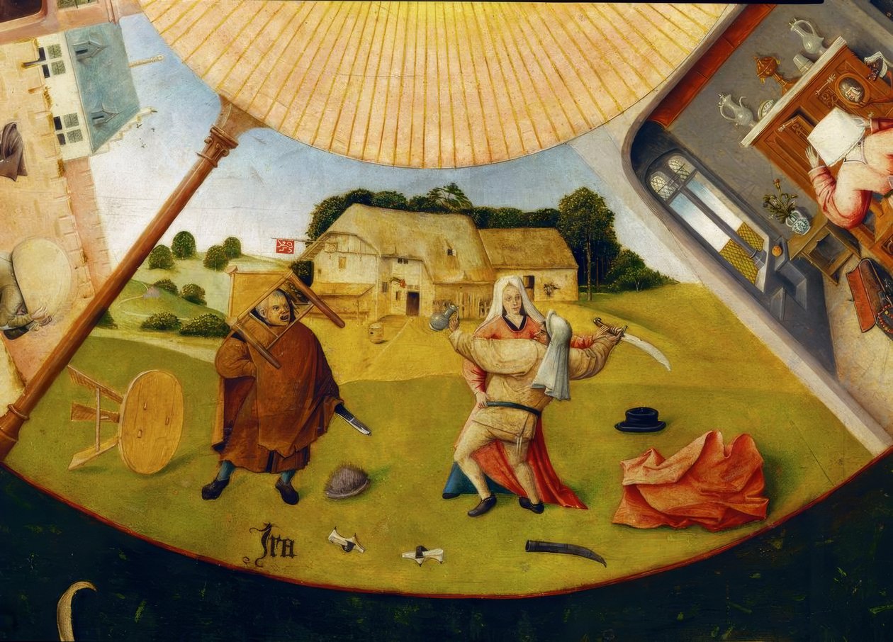 Die sieben Hauptsünden und die vier Letzten Dinge von Hieronymus Bosch