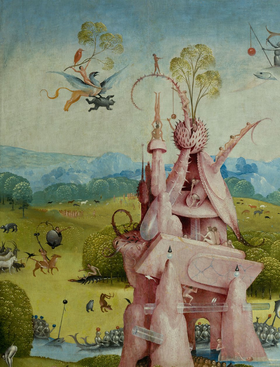 Der Garten der Lüste, 1490-1500 von Hieronymus Bosch