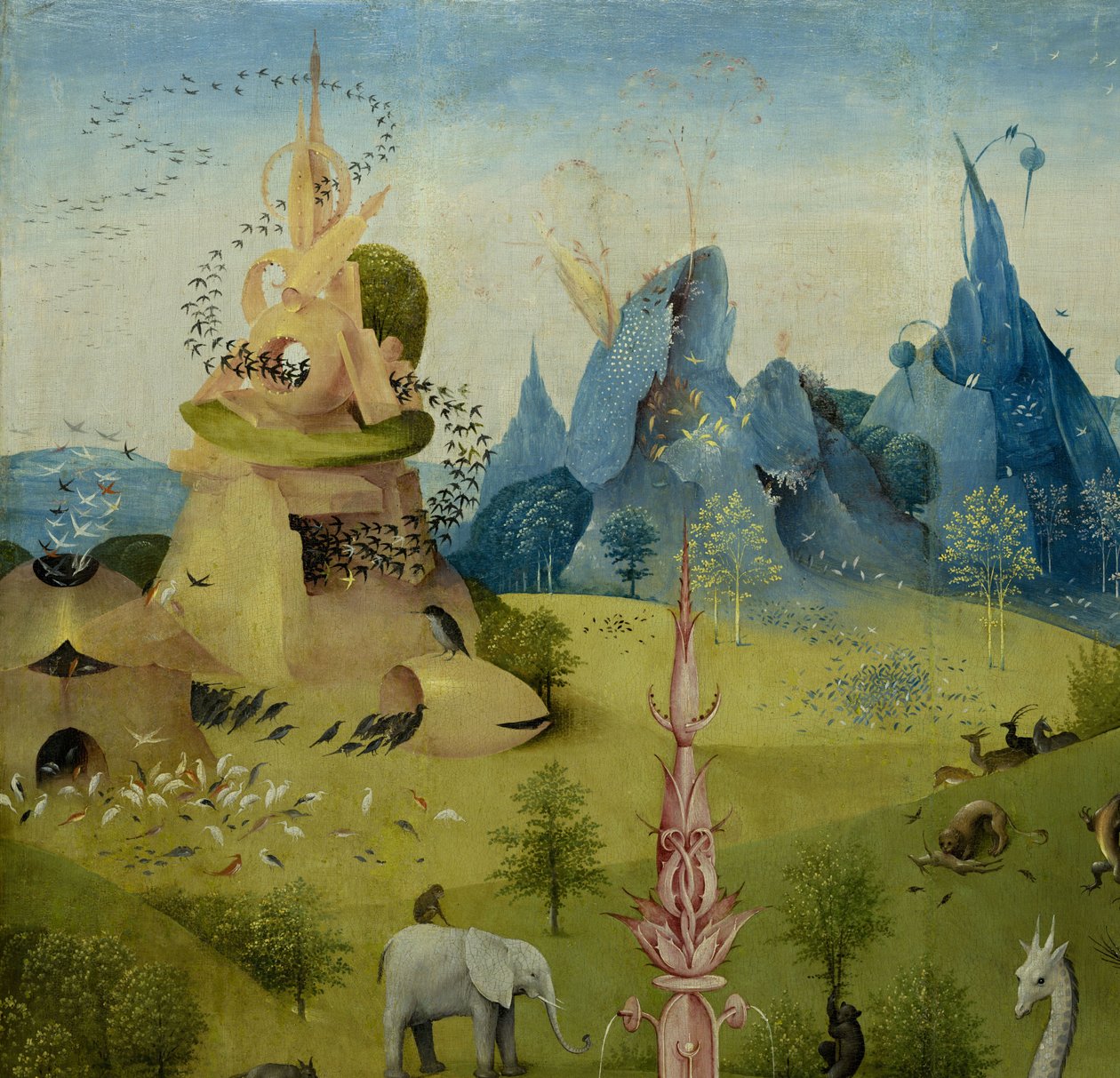 Der Garten der Lüste, 1490-1500 von Hieronymus Bosch