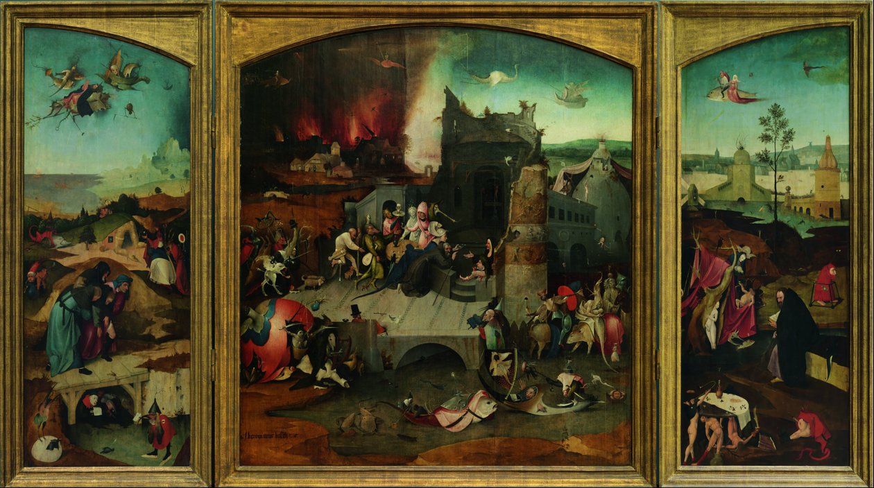 Die Versuchung des heiligen Antonius von Hieronymus Bosch