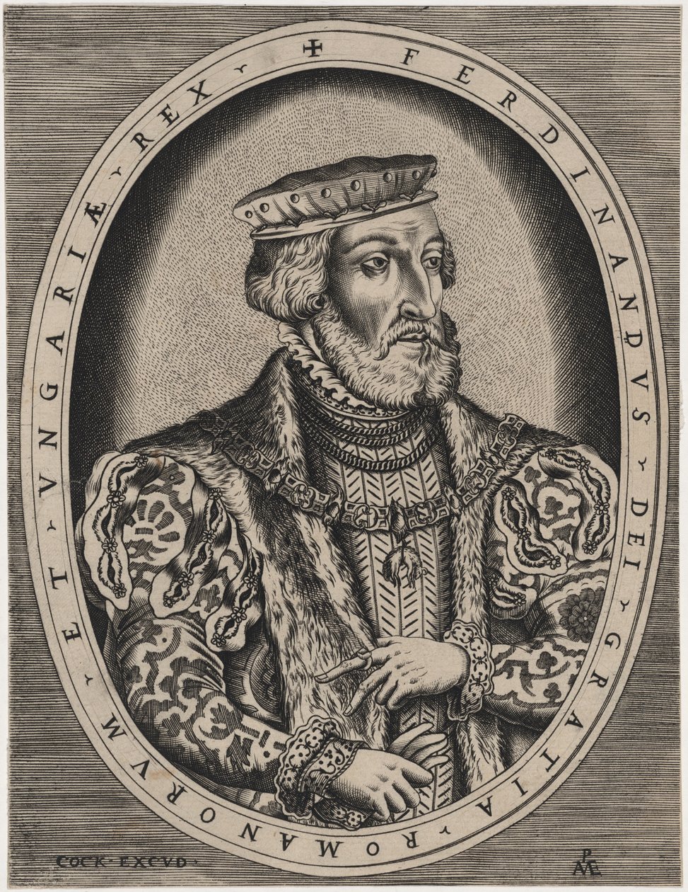 Ferdinand I., Römischer Kaiser von Hieronymus Cock