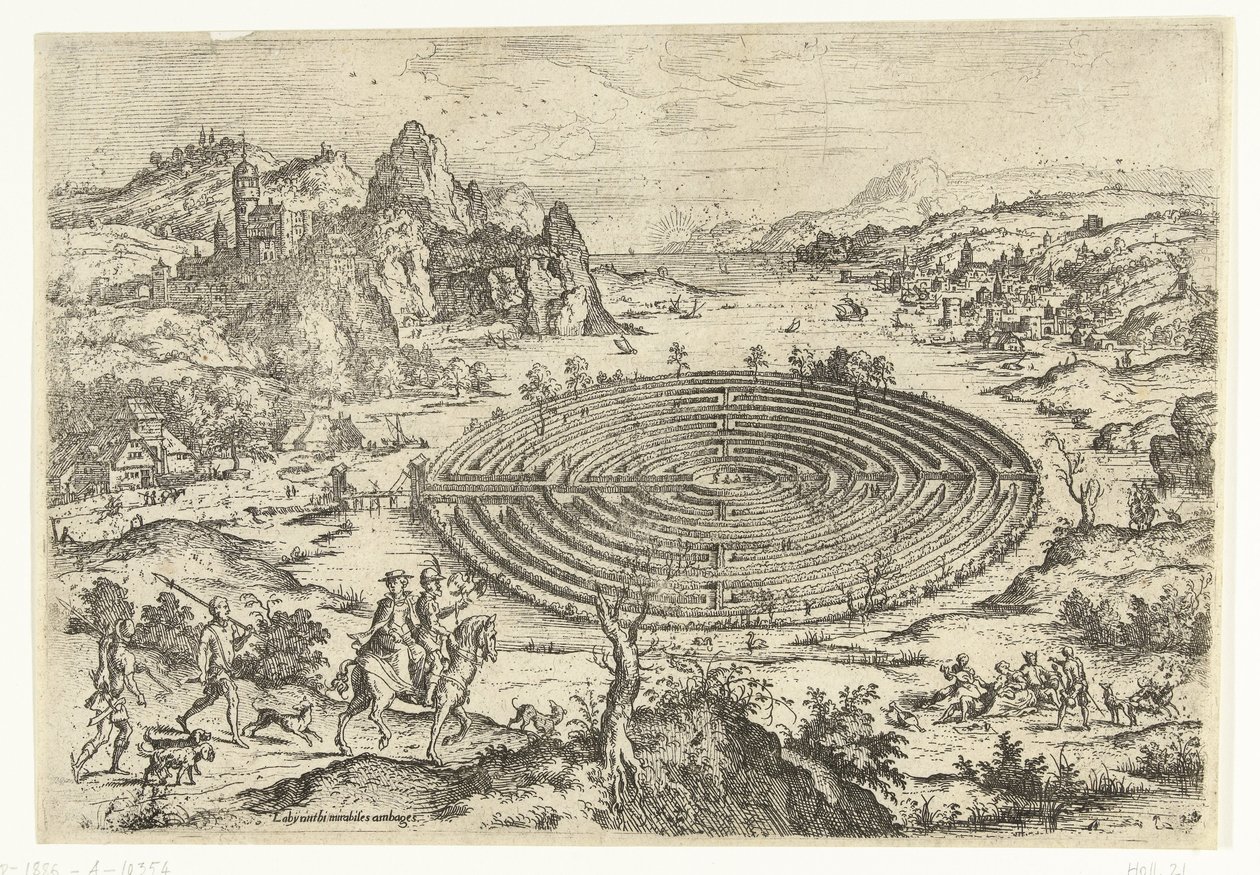 Das kretische Labyrinth von Hieronymus Cock