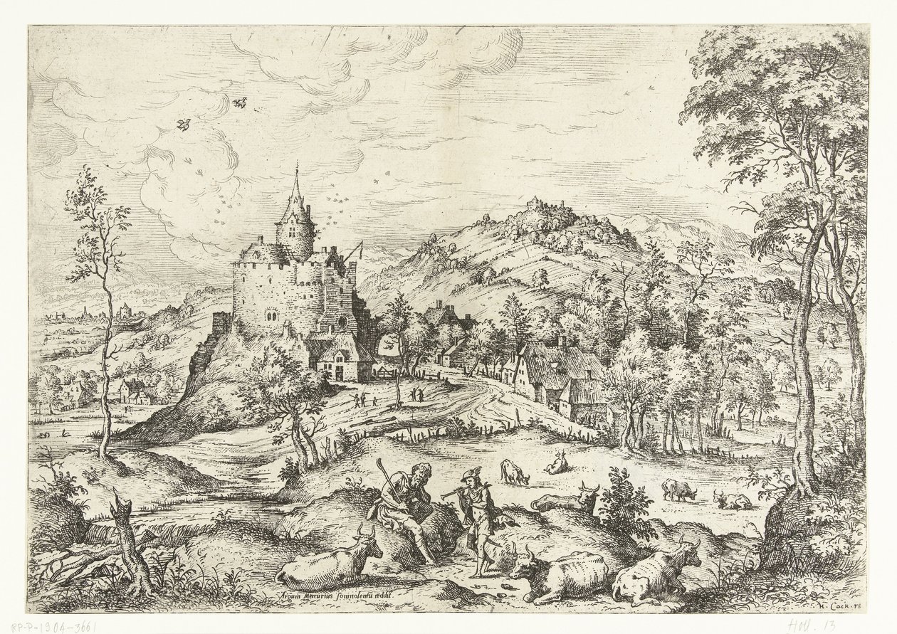 Merkur und Argus von Hieronymus Cock