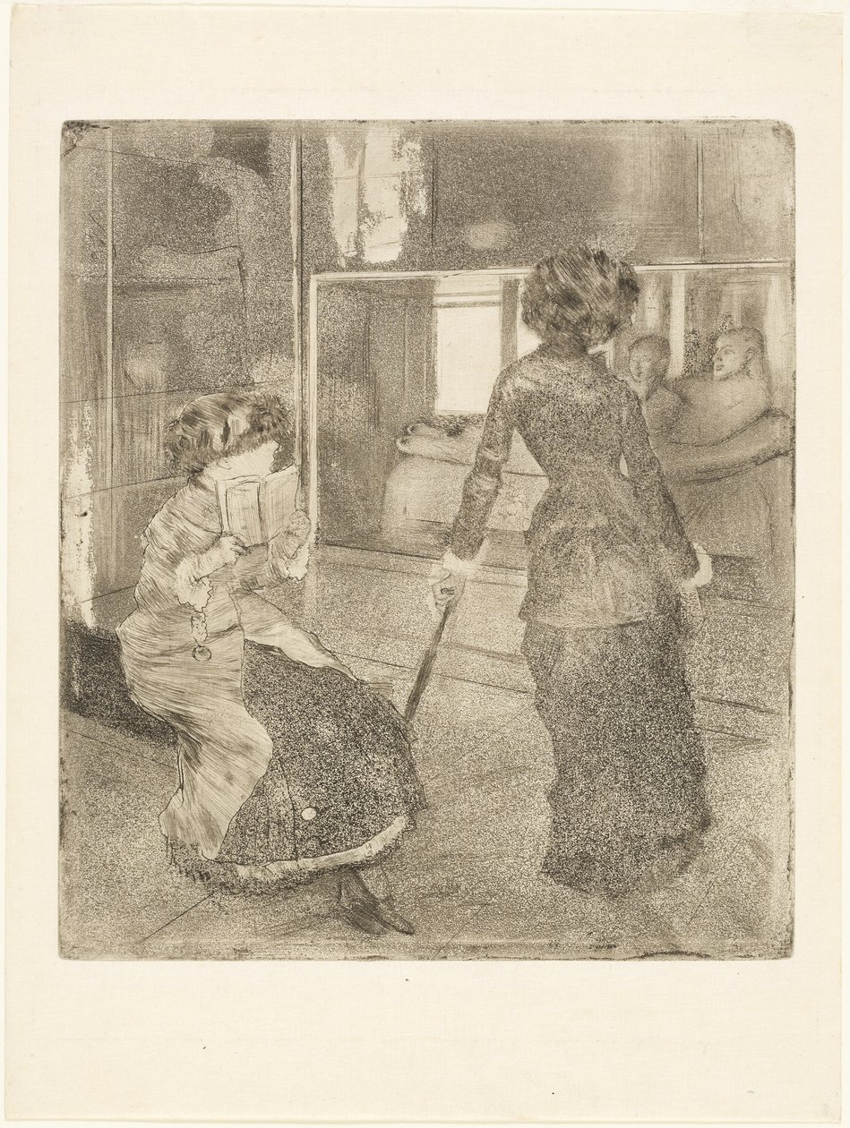Mary Cassatt im Louvre: Die etruskische Galerie von Hilaire Germain Edgar Degas