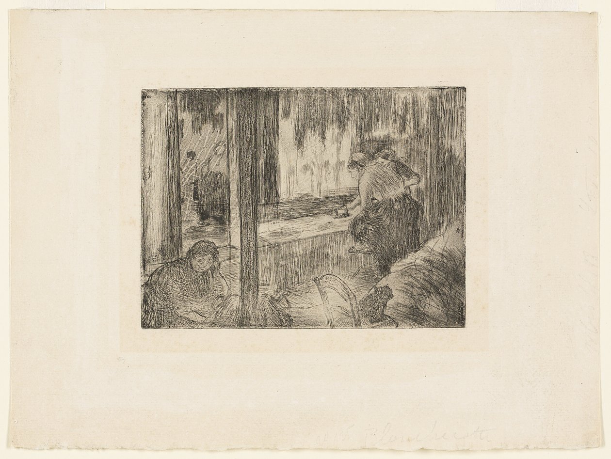 Die Wäscherinnen von Hilaire Germain Edgar Degas