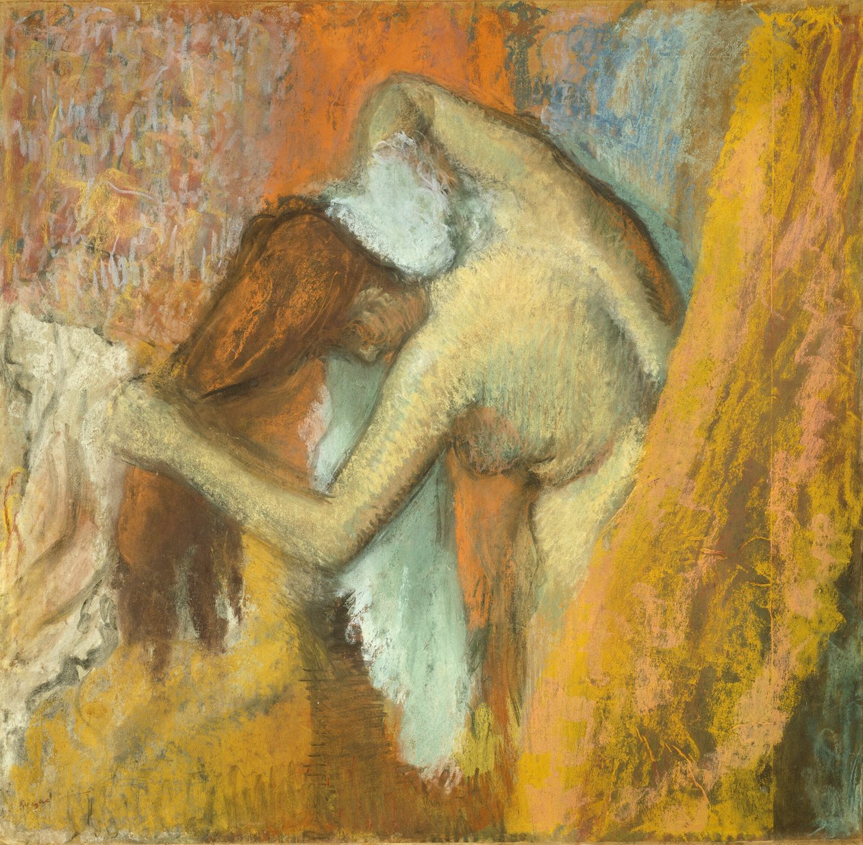 Frau bei ihrer Toilette von Hilaire Germain Edgar Degas