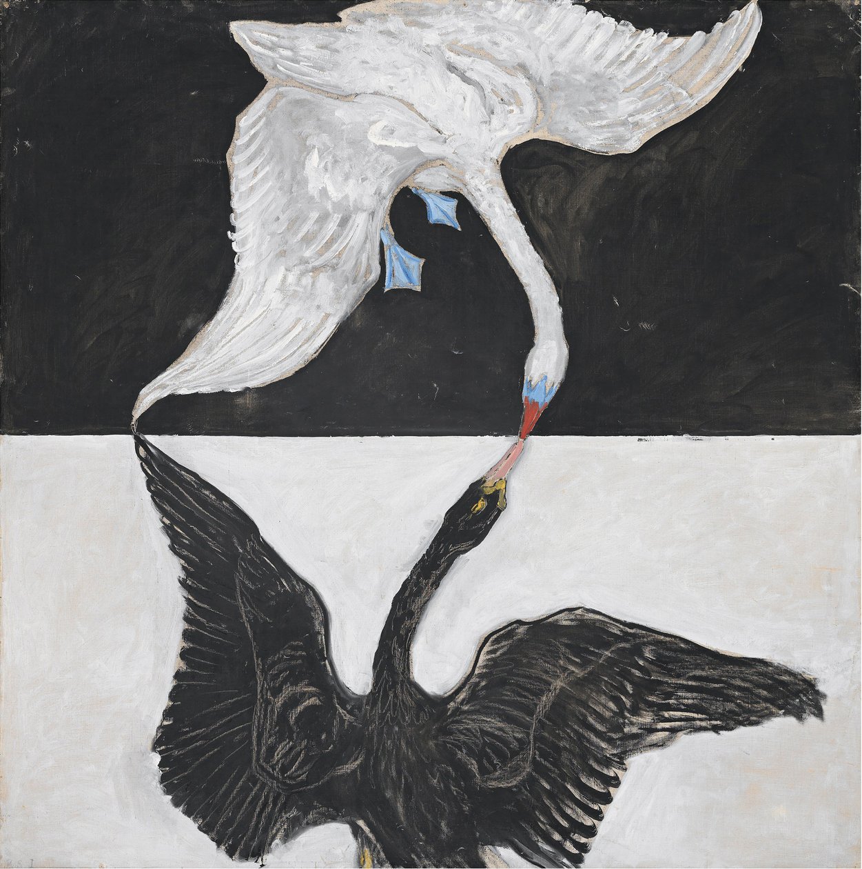 Gruppe IXSUW, Nr. 1, Der Schwan, Nr. 1, 1914-1915 von Hilma af Klint