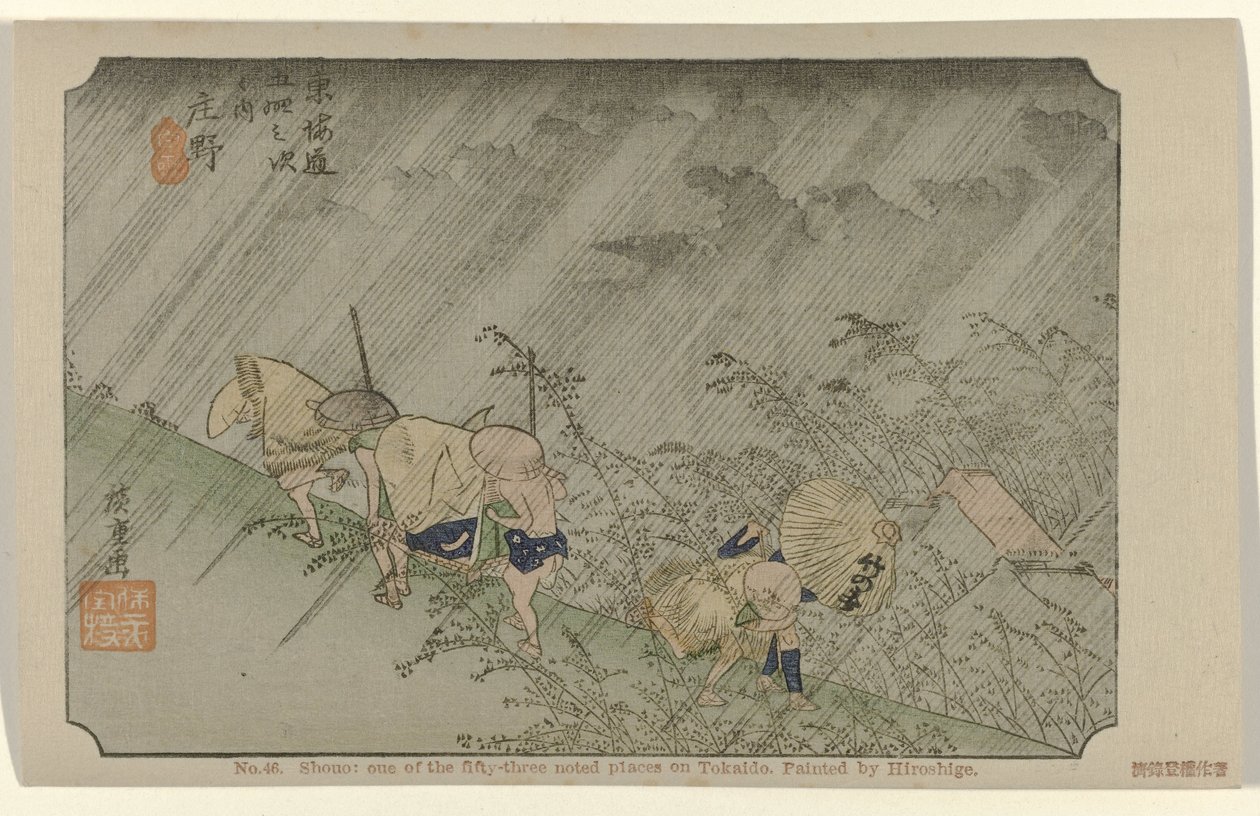 Shono von Hiroshige (I) , Utagawa