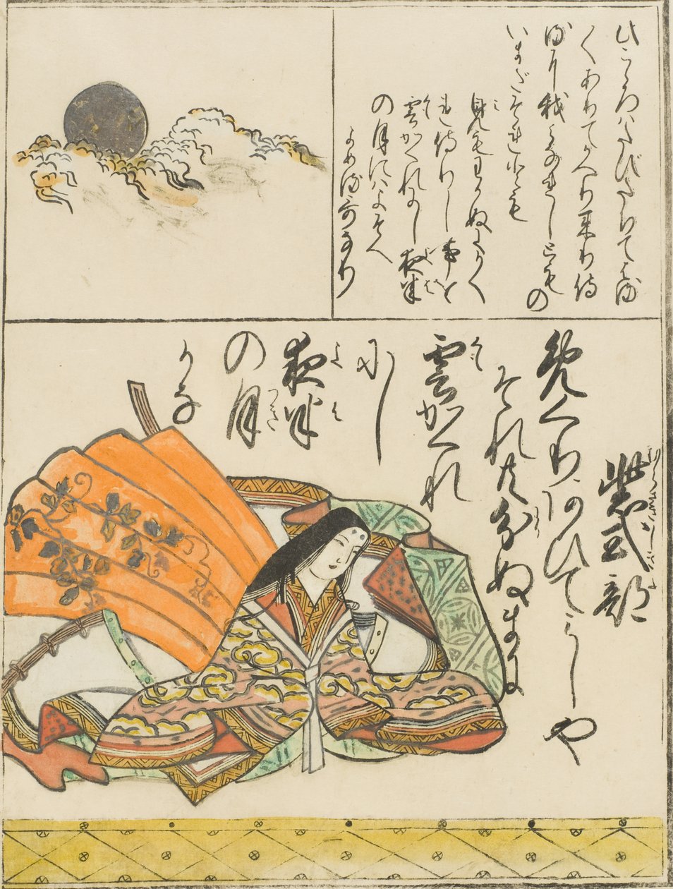 Murasaki Shikibu von Hishikawa Moronobu
