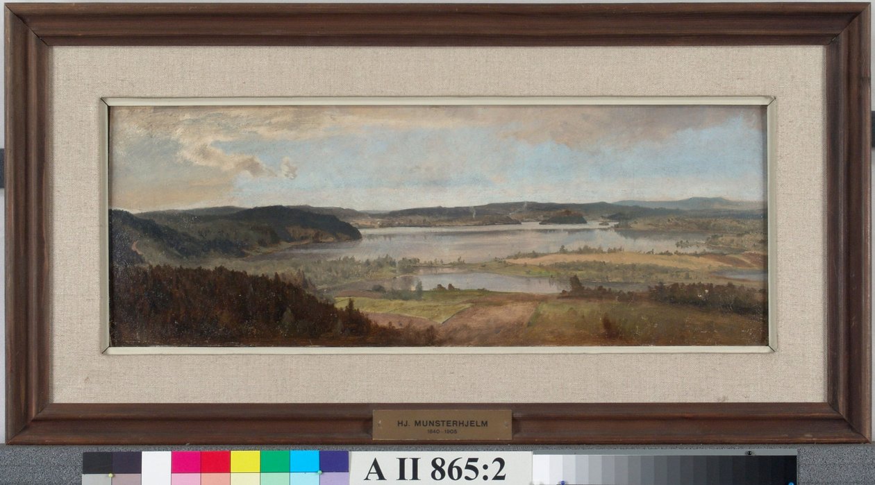 Seelandschaft, Studie von Hjalmar Munsterhjelm
