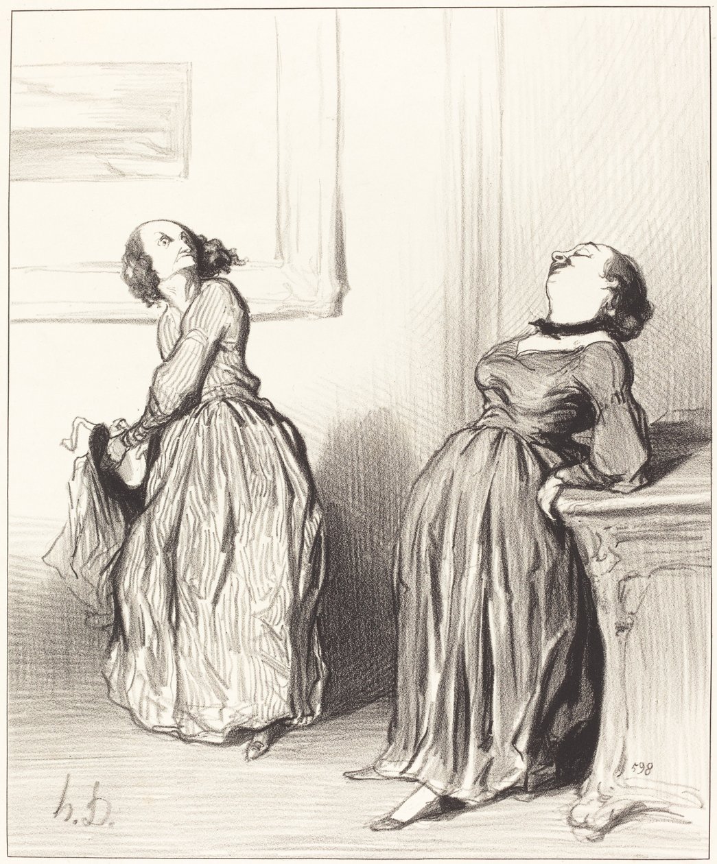 Ah, Sie finden, dass mein letzter Roman nicht ganz... von Honoré Daumier