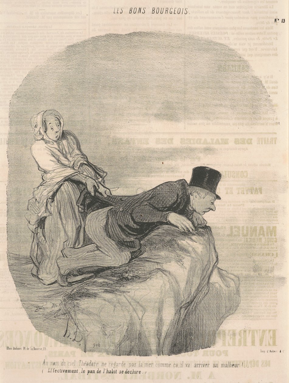 Im Namen des Himmels, Theodore, schau nicht ... von Honoré Daumier