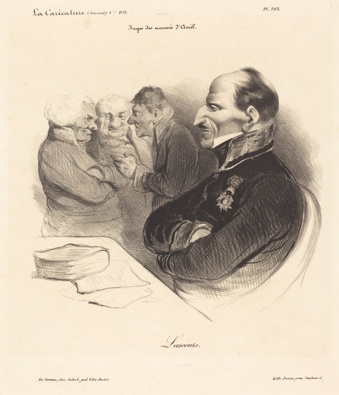 Baron de Lascours von Honoré Daumier