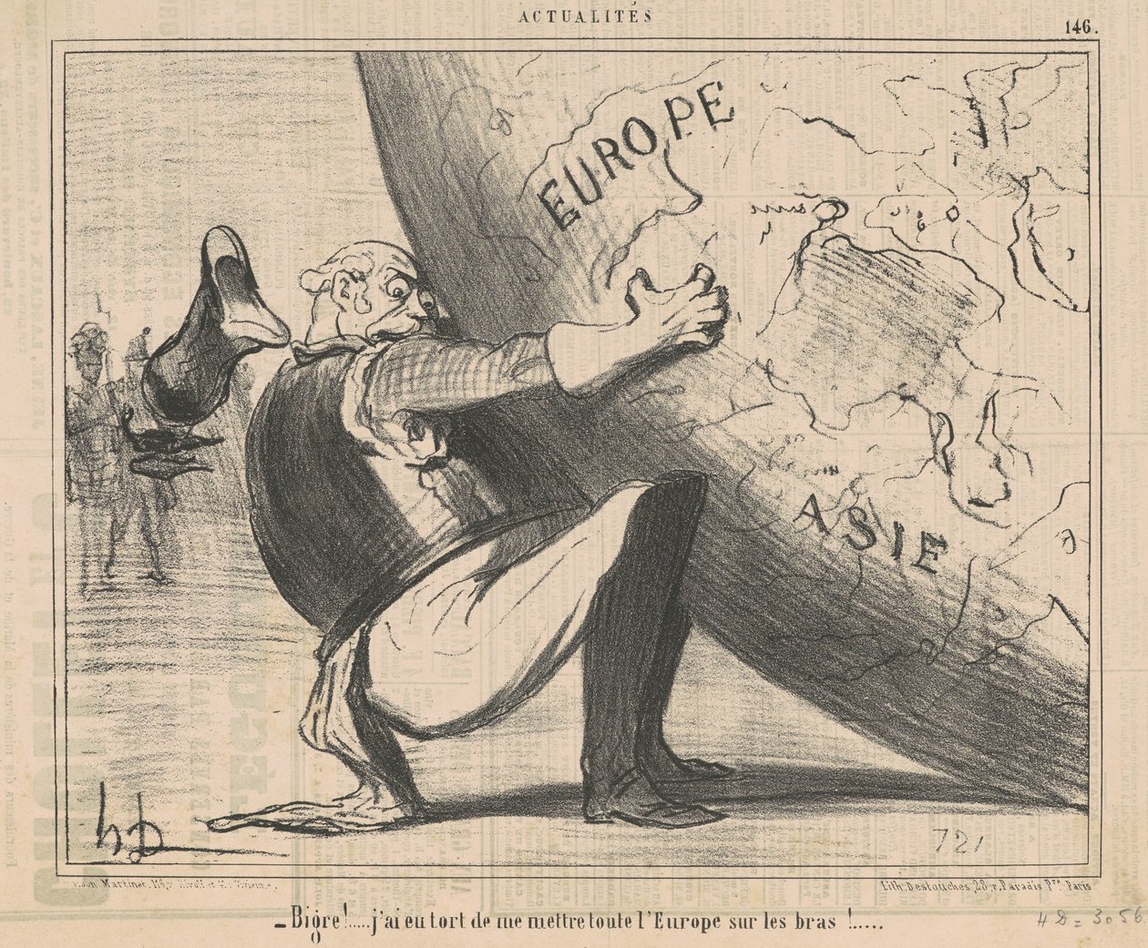 Bigre! ... ich habe mich geirrt ... von Honoré Daumier