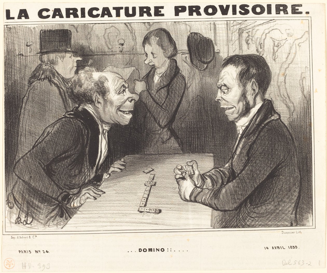 Domino!! von Honoré Daumier