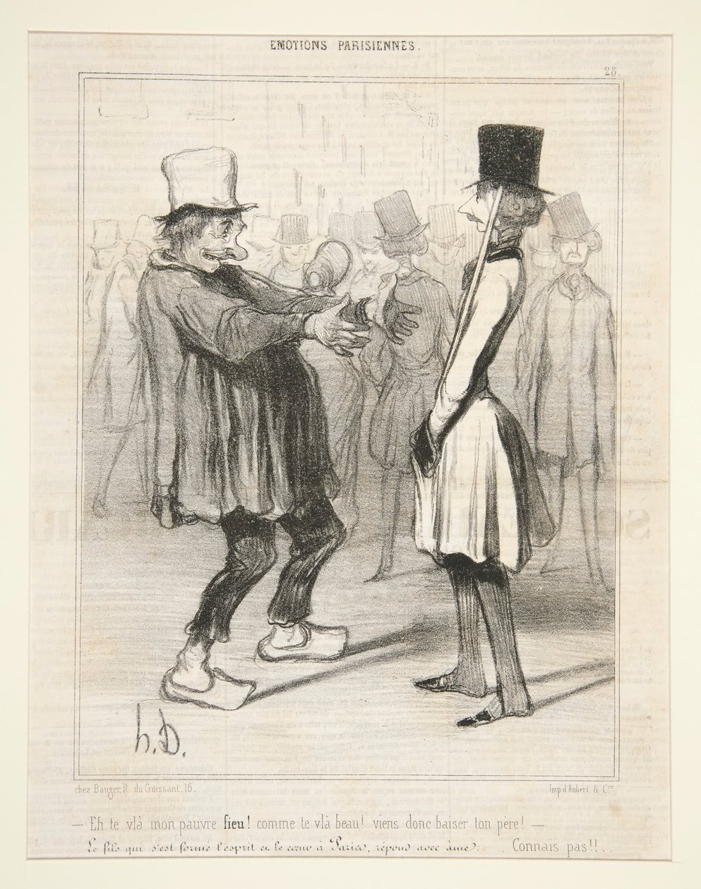 Eh, te v... von Honoré Daumier