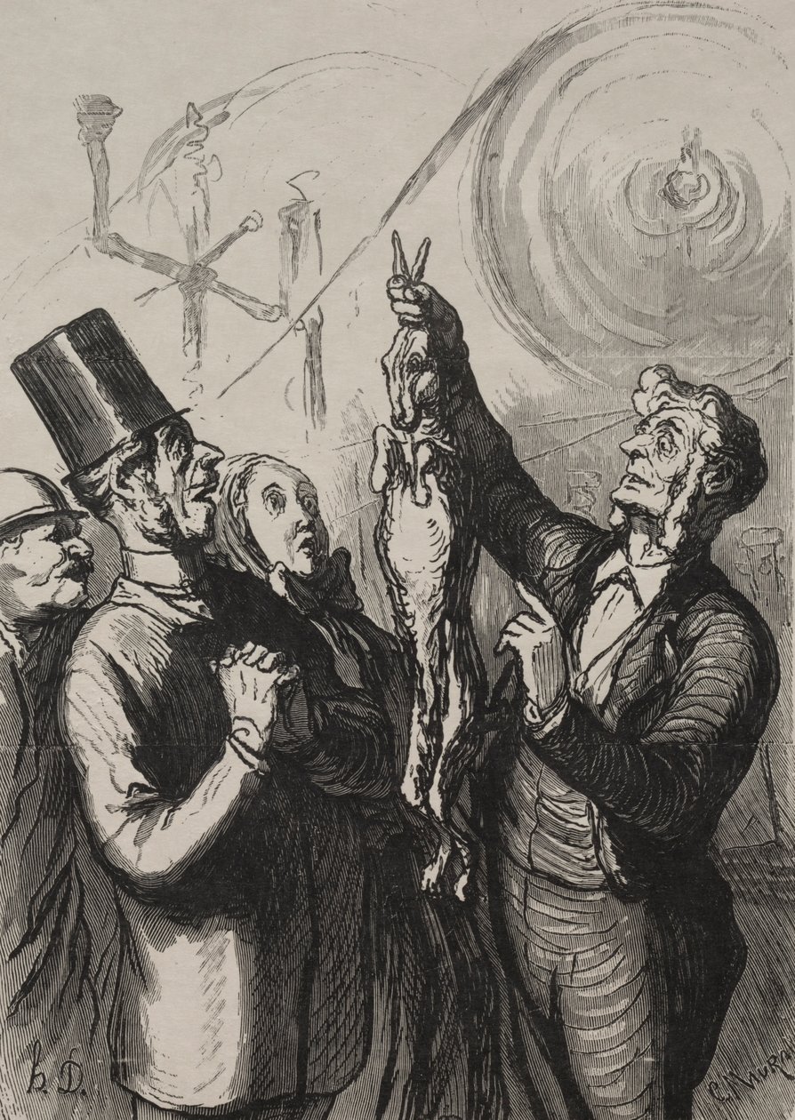 Weltausstellung: in zehn Minuten haben Sie eine Gibelotte und einen Hut von Honoré Daumier