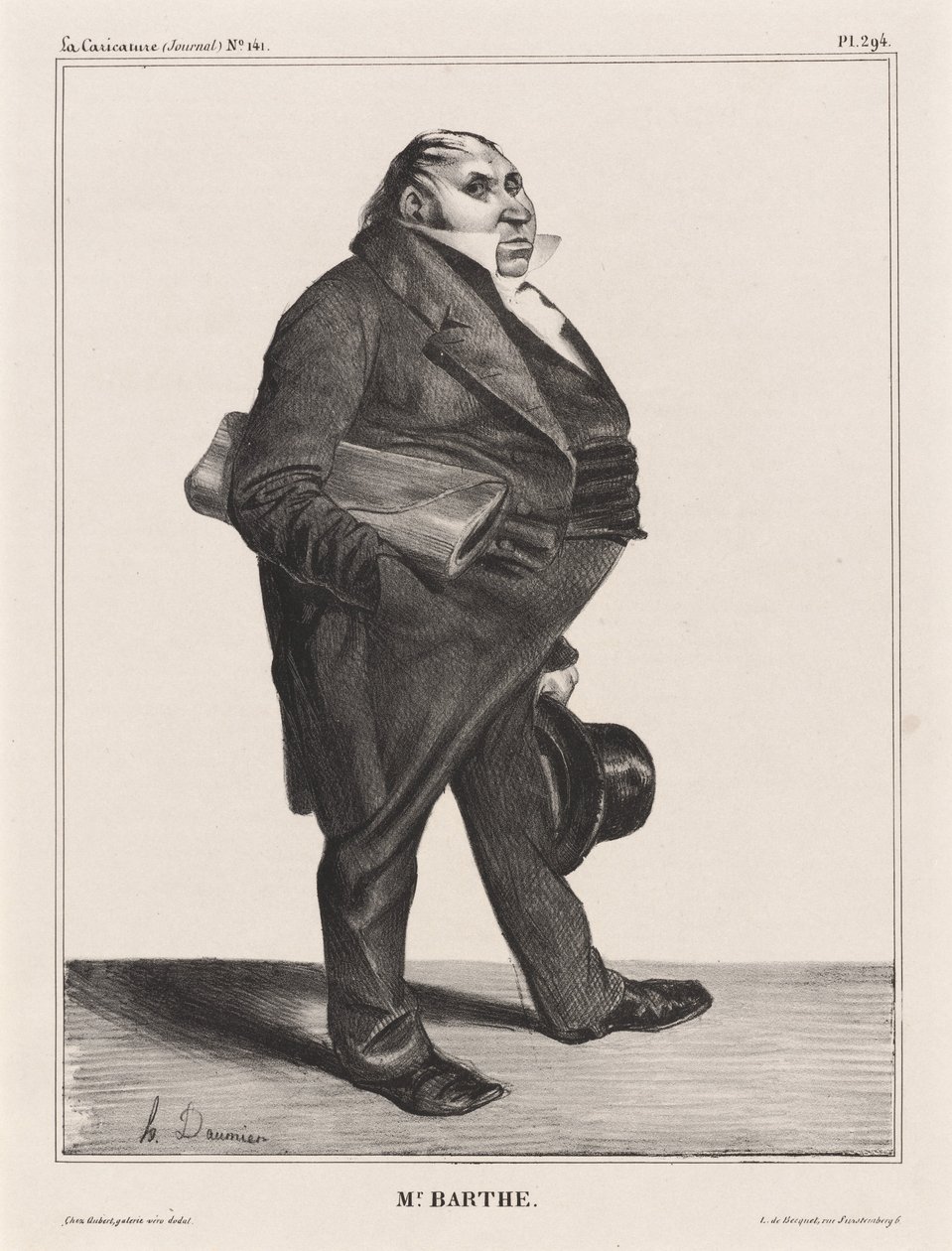 Félix Barthe von Honoré Daumier