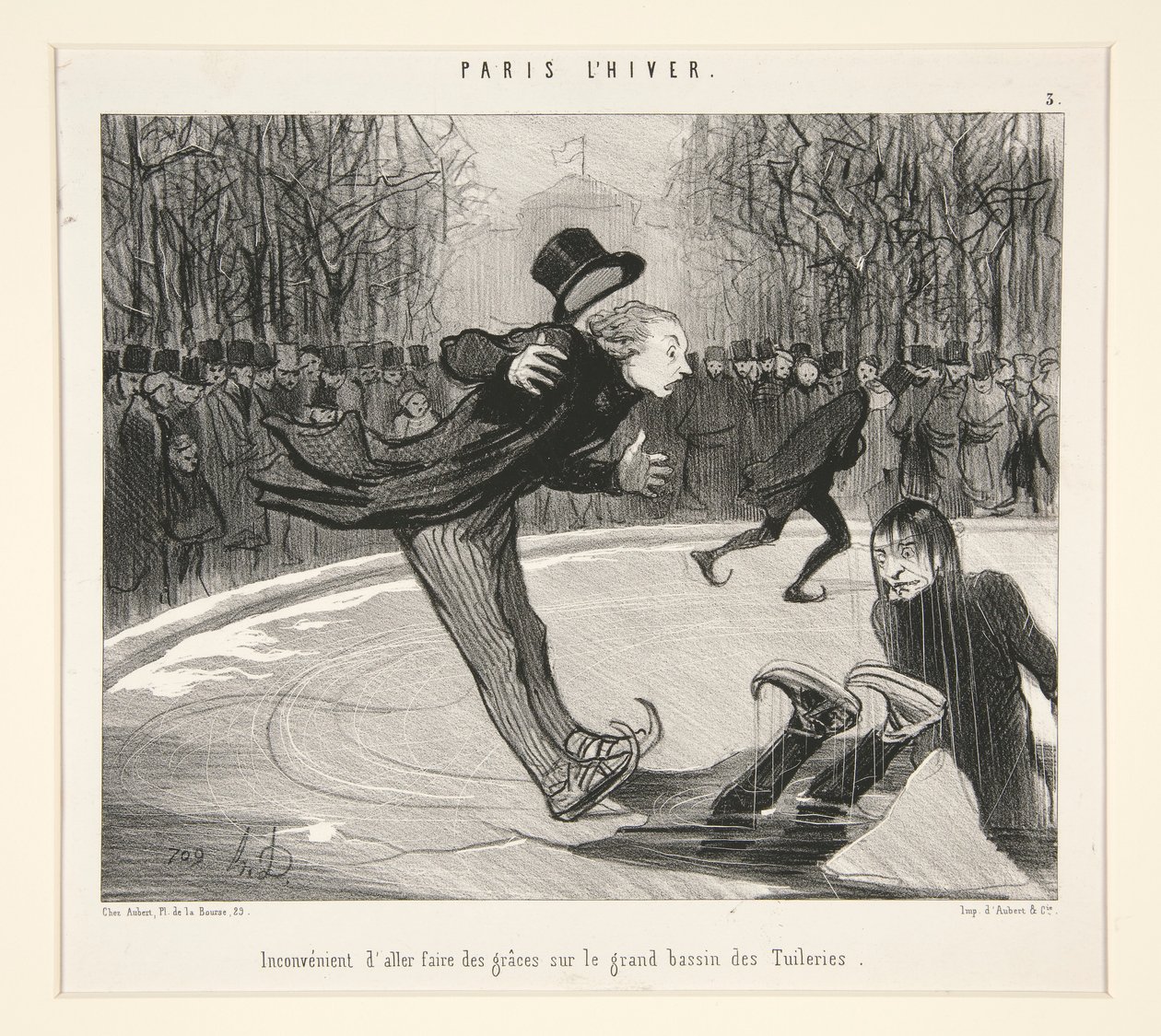 Unannehmlichkeit von Honoré Daumier